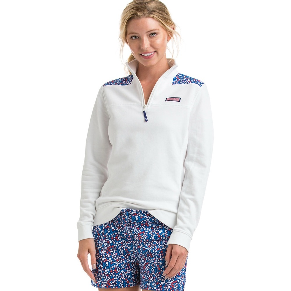 Vineyard Vines Stars and Whales Classic Shep Shirt M